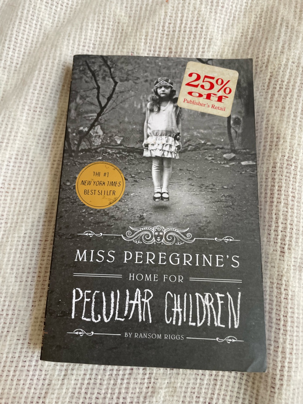 Miss Peregrine's Home for Peculiar Children Hardcover Book - Black